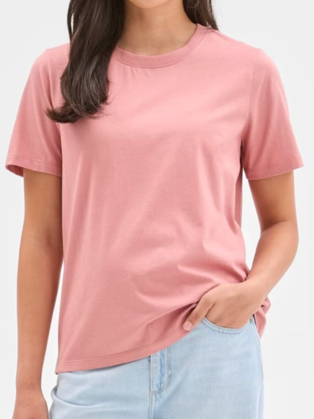 Patagonia 100% Cotton Classic Crew Neck T‑Shirt in Coral Dusty Rose
